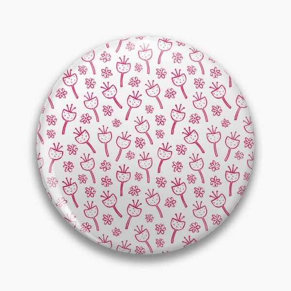 Item preview, Pink Tulip Doodle Floral Seamless Pattern White Background. designed and sold by Zaya_art.