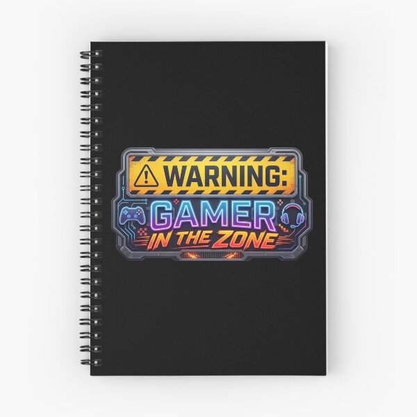 Item preview, Warning: Gamer In The Zone - Cool Neon Gaming Sign designed and sold by LevelUpLad.