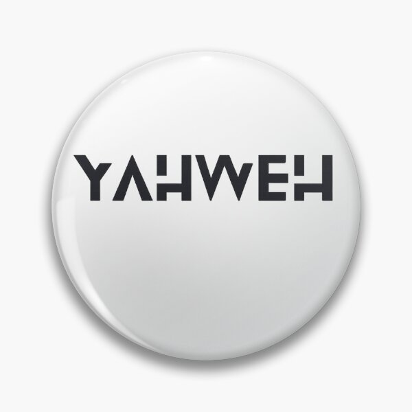 Item preview, Yahweh Bold Geometric Modern Christian Typography designed and sold by Holy-Verse.