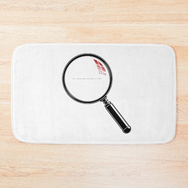 Item preview, Sherlock Holmes 221B Nothing Is Little Magnifying Glass Art designed and sold by Fenay Designs.