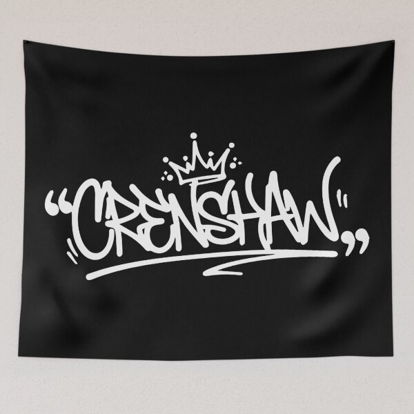 Item preview, Crenshaw Los Angeles California Graffiti Design - Old School Hip Hop & Gangsta Rap Culture Inspired Artwork designed and sold by Design Atlas.