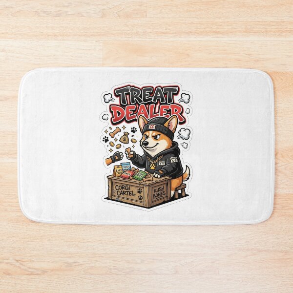 Item preview, Funny Corgi Treat Dealer Meme Design designed and sold by pradeepvisuals.