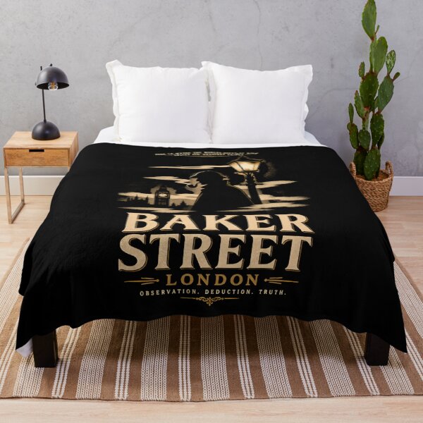 Item preview, Baker Street London Sherlock Holmes Greatest Mind Classic Mystery Art designed and sold by Fenay Designs.