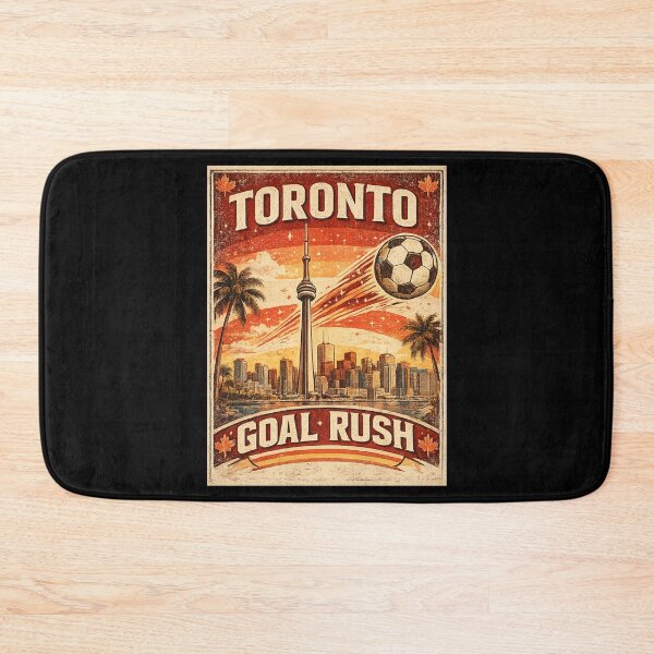 Item preview, Toronto Goal Rush Retro CN Tower Soccer Shirt | Vintage Canada Travel Design designed and sold by Globalcitytees.