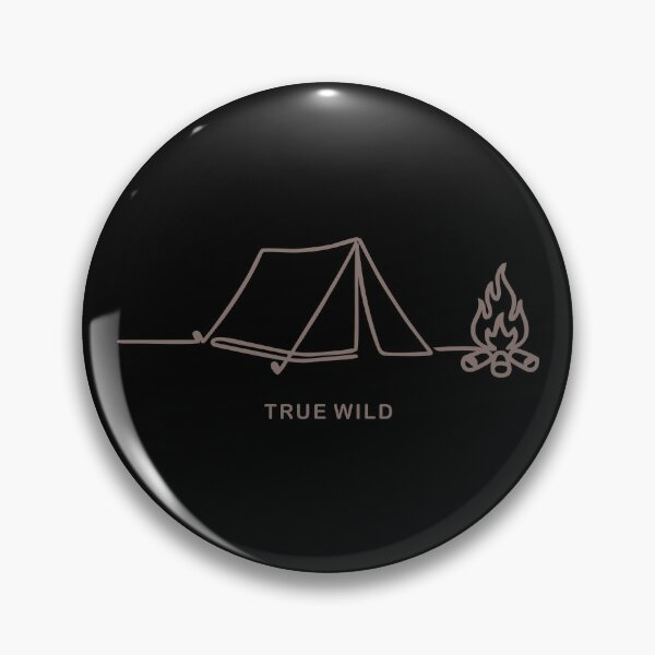 Item preview, Minimalist Camping One Line Art - True Wild designed and sold by DarojadNR.