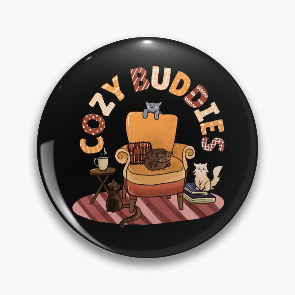 Item preview, Cozy buddies book club dark version designed and sold by TheDoodlemancer.