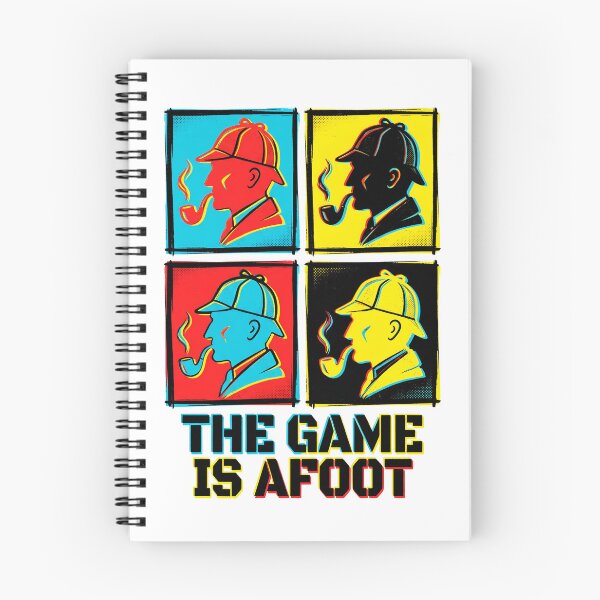 Item preview, Pop Art The Game Is Afoot Sherlock Holmes Retro Graphic designed and sold by Fenay Designs.