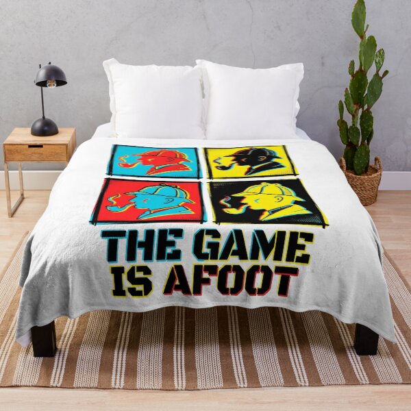 Item preview, Pop Art The Game Is Afoot Sherlock Holmes Retro Graphic designed and sold by Fenay Designs.