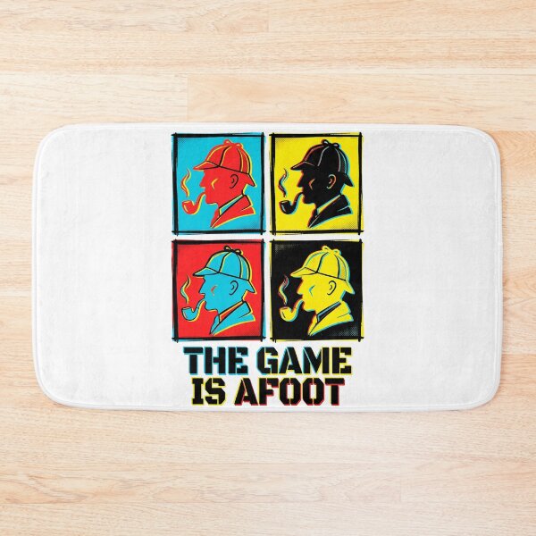 Item preview, Pop Art The Game Is Afoot Sherlock Holmes Retro Graphic designed and sold by Fenay Designs.