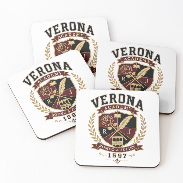 Item preview, Romeo and Juliet Verona Academy Dark Academia Crest Badge designed and sold by Fenay Designs.