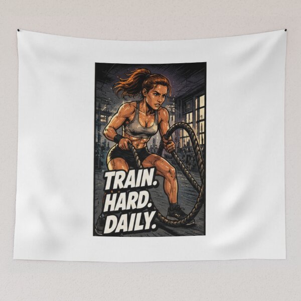 Item preview, TRAIN HARD DAILY designed and sold by SilentRep.