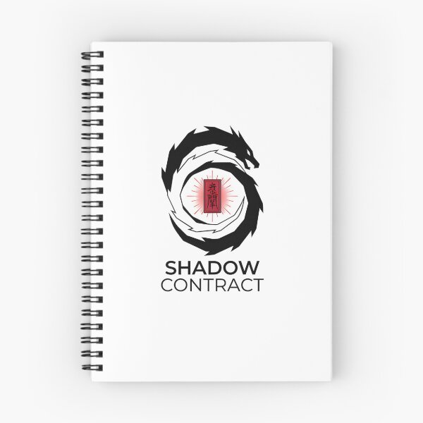 Item preview, Shadow Contract Daemons Twin Dragon Occult Japanese Talisman Logo designed and sold by Sunday Social Club.