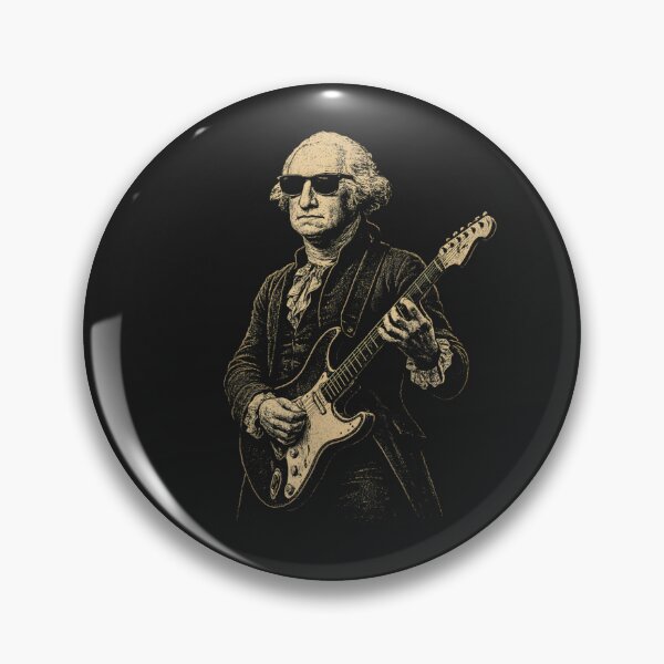 Item preview, George Washington Rock And Roll Guitarist Founding Father designed and sold by GrumpySableye.