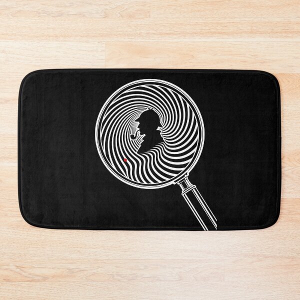 Item preview, Sherlock Holmes Magnifying Glass Optical Illusion Spiral Art designed and sold by Fenay Designs.