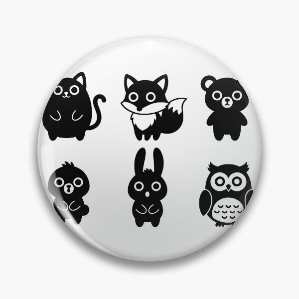 Item preview, Minimalist Animal Icon Set Poster - Kawaii Wildlife & Pet Silhouette Collection - Modern Graphic Woodland Art designed and sold by BestChoiceService.