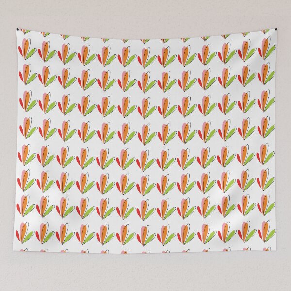 Item preview, Colorful Minimalist Abstract Leaf Pattern Design designed and sold by jk.brik.