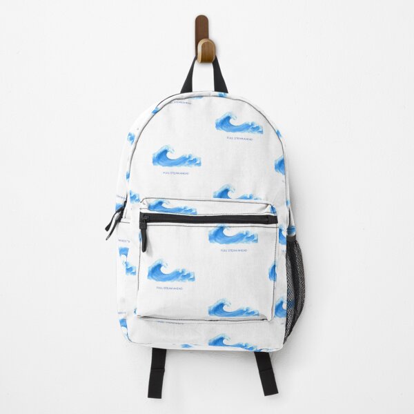 Item preview, Full Steam Ahead – Ocean Wave Motivation Design designed and sold by onubi.