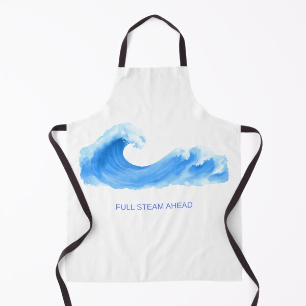 Item preview, Full Steam Ahead – Ocean Wave Motivation Design designed and sold by onubi.