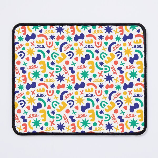Item preview, Colorful Abstract Shape Confetti Seamless Pattern White Background. designed and sold by Zaya_art.