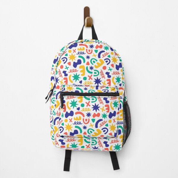 Item preview, Colorful Abstract Shape Confetti Seamless Pattern White Background. designed and sold by Zaya_art.