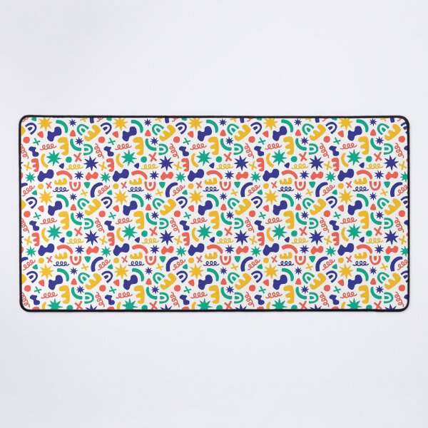 Item preview, Colorful Abstract Shape Confetti Seamless Pattern White Background. designed and sold by Zaya_art.