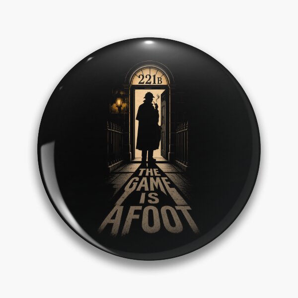 Item preview, The Game Is Afoot 221B Baker Street Doorway Shadow Art designed and sold by Fenay Designs.
