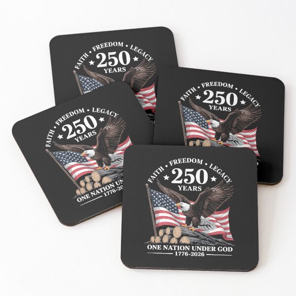 Item preview, 250 Years Faith Freedom Legacy Eagle 250th Anniversary USA designed and sold by liaamreid.