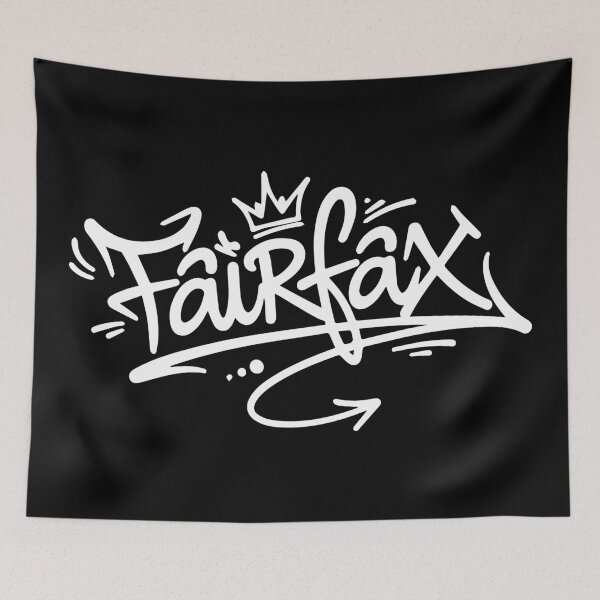 Item preview, Fairfax Los Angeles California Graffiti Design - Old School Hip Hop & Gangsta Rap Culture Inspired Artwork designed and sold by Design Atlas.