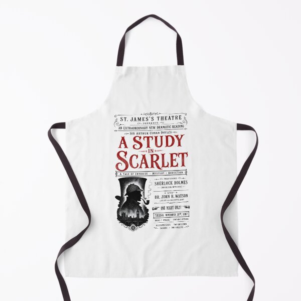 Item preview, Arthur Conan Doyle A Study in Scarlet Book Poster Art designed and sold by Fenay Designs.