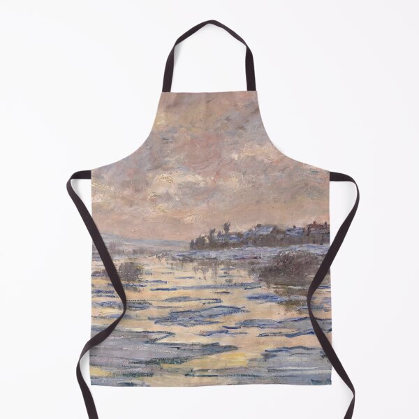 Item preview, Frozen Seine River at Winter Sunset designed and sold by artofuniverse.