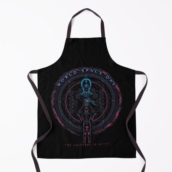 Item preview, World Space Day — The Universe Is Alive Sacred Geometry Alien Encounter T-Shirt V4 designed and sold by DarylWelsh2024.
