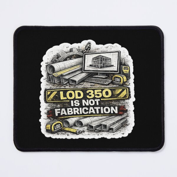 Item preview, LOD 350 Is Not Fabrication BIM Manager Construction Engineer Design designed and sold by Arch4Design.
