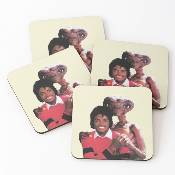 Item preview, M.J & E.T pop legend iconic moment fan art designed and sold by ThxtTheArtist.
