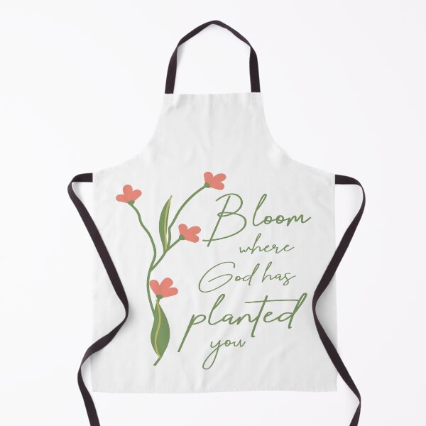 Item preview, Bloom Where You Are Planted – Floral Christian Typography designed and sold by Verse & Vibes.