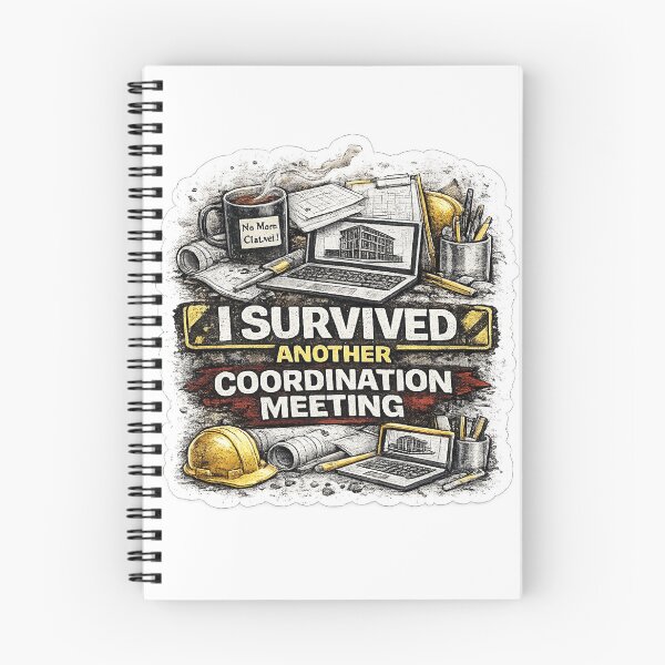 Item preview, I Survived Another Coordination Meeting BIM Manager Construction Design designed and sold by Arch4Design.
