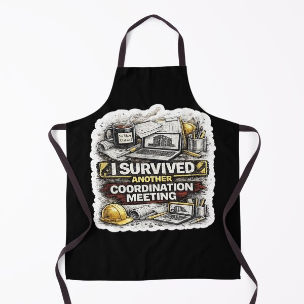 Item preview, I Survived Another Coordination Meeting BIM Manager Construction Design designed and sold by Arch4Design.