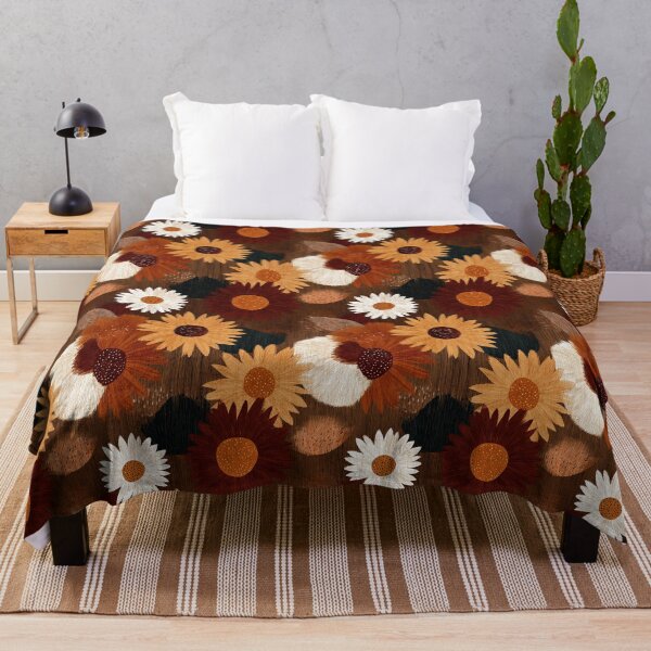 Item preview, Edgy Sunflower - Birthday Flower Pattern - Gifts For Girlfriend designed and sold by RoyalStarsPatts.