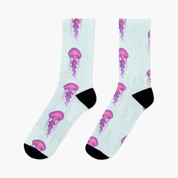 Item preview, Vibrant Cosmic Jellyfish Watercolor Art designed and sold by Violet-Forge.