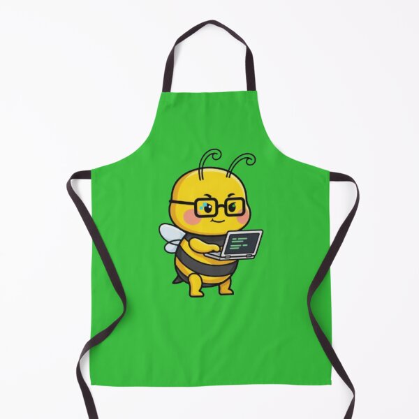Item preview, Cute Coder Bee with Laptop and Glasses designed and sold by DailySparks.