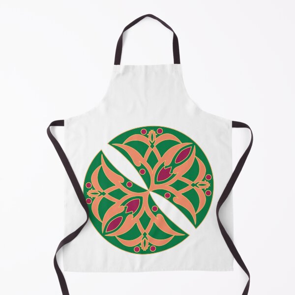 Item preview, Deconstructed Art Nouveau Floral Mandala Circular Ornament designed and sold by FlatInkStudio.