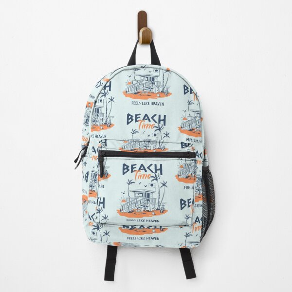 Item preview, Beach Time Feels Like Heaven Vintage Beach House Design designed and sold by PrintandJoy.