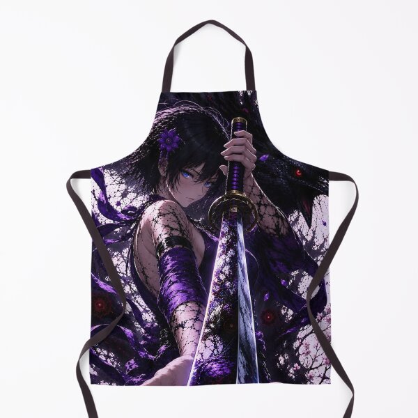 Item preview, Shadow Raven Samurai Anime Girl | Dark Fantasy Katana Warrior Purple Gothic Art designed and sold by Dyan4.