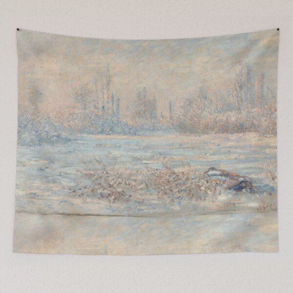 Item preview, Frosty Winter Morning by the Seine designed and sold by artofuniverse.