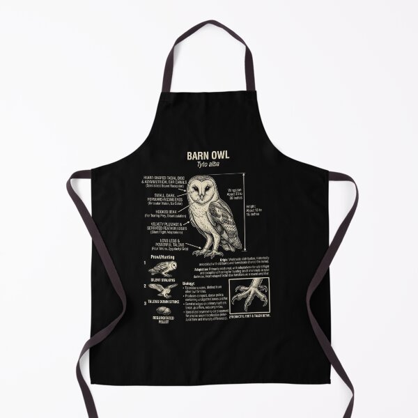 Item preview, Barn Owl Scientific Anatomy Ornithology Animal Lover designed and sold by Kimberley King Art King Art.