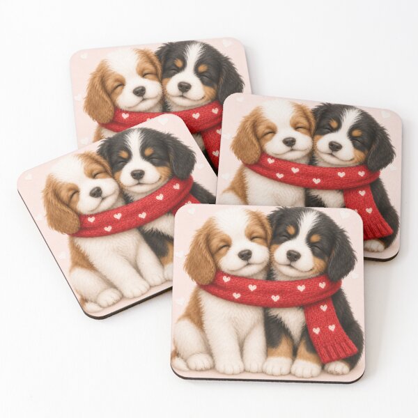 Item preview, Happy Valentine Baby Puppy Love Card designed and sold by Ioanna-Studio.