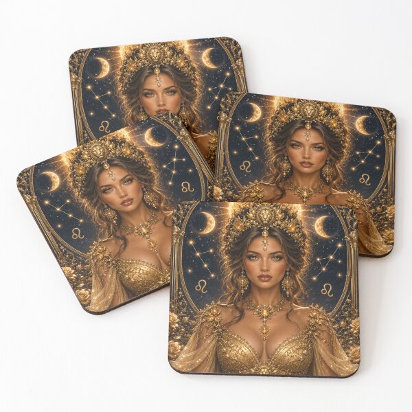 Item preview, Leo Zodiac Queen Art Print | Cottagecore Astrology Pin Up Gift designed and sold by MissSaylor.