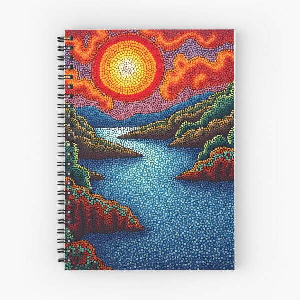Item preview, Aboriginal Inspired Dot Art - Great River designed and sold by GrinGalore.