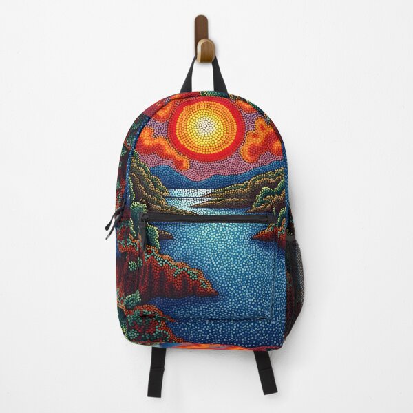 Item preview, Aboriginal Inspired Dot Art - Great River designed and sold by GrinGalore.