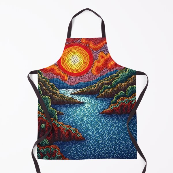 Item preview, Aboriginal Inspired Dot Art - Great River designed and sold by GrinGalore.