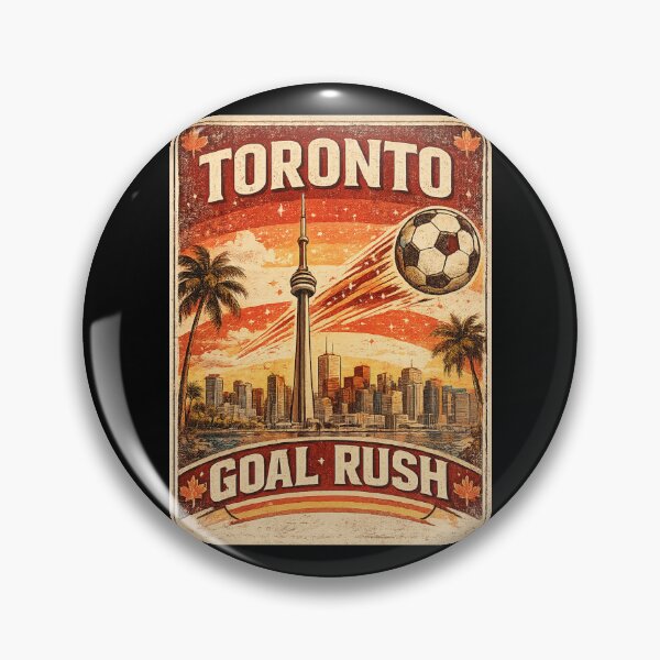 Item preview, Toronto Goal Rush Retro CN Tower Soccer Shirt | Vintage Canada Travel Design designed and sold by Globalcitytees.